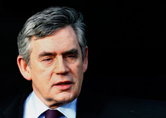 Il primo ministro britannico, Gordon Brown