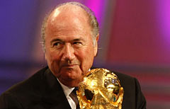 Il presidente della Fifa, Joseph Blatter (Ansa)