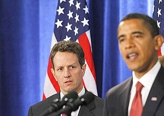 Geithner e Obama