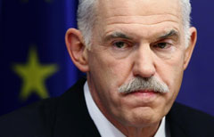 Il primo ministro George Papandreou (Reuters)