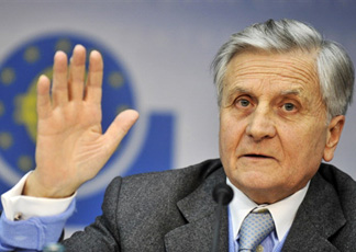 Il presidente della Bce, Jean-Claude Trichet (Afp)