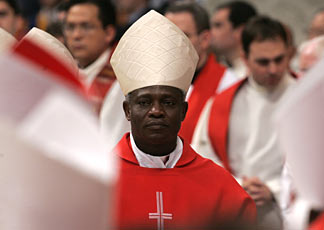 Il cardinale Peter Kodwo Appiah Turkson (Ap Photo/Pier Paolo Cito)