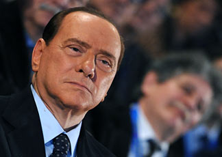 Berlusconi: Bertolaso un eroe Attacchi a Santoro e magistrati (Foto Ansa)