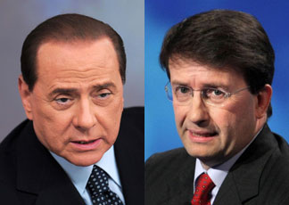 Silvio Berlusconi e Dario Franceschini