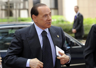 Il presidente del Consiglio Silvio Berlusconi