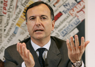 Franco Frattini, ministro degli Esteri  (Adnilo Schiavella/Ansa)
