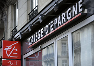 Una filiale parigina della Caisse d'Epargne (Afp)