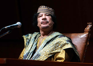 Muammar Gheddafi (Infophoto)