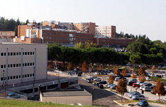 L'Ospedale Bufalini di Cesena (Ansa)