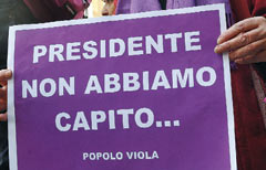 Berlusconi avanti: giusto il decreto (Ansa)