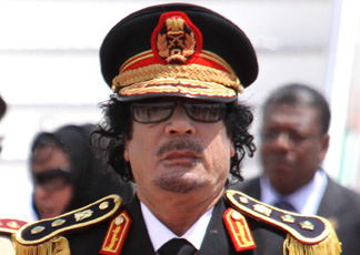 Muammar Gheddafi (Ansa)