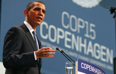 L'intervento di Barack Obama al vertice di Copenhagen (Reuters)