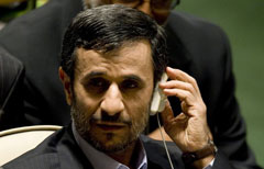Il presidente iraniano, Mahmud Ahmadinejad (Afp)