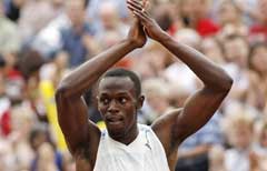 il centrometista iamaicano Usain Bolt/afp