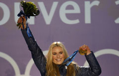 Lidsey Vonn vince l'oro (Reuters)