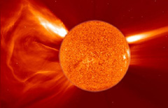 Spaventose eruzioni sul Sole