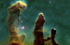 La Nebulosa dell’Aquila (I Pilastri della creazione) \ Photo ESA, NASA, STScI, J. Hester and P. Scowen (Arizona State University). 