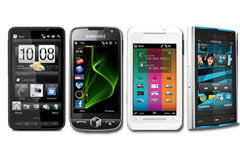 Smartphone Htc Hd2, Samsung Omnia II, Toshiba Tg01, Nokia X6