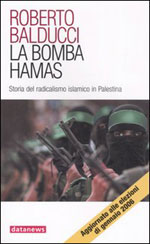 La copertina del libro di Balducci, "La bomba Hamas"