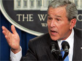  Il presidente degli Stati Uniti, George W. Bush (AP)