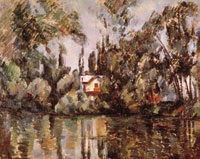 Paul Czanne, Casa sulla Marna, 1888-90, olio su tela, cm. 73 x 91. Governo degli Stati Uniti, Lascito di Charles A. Loeser