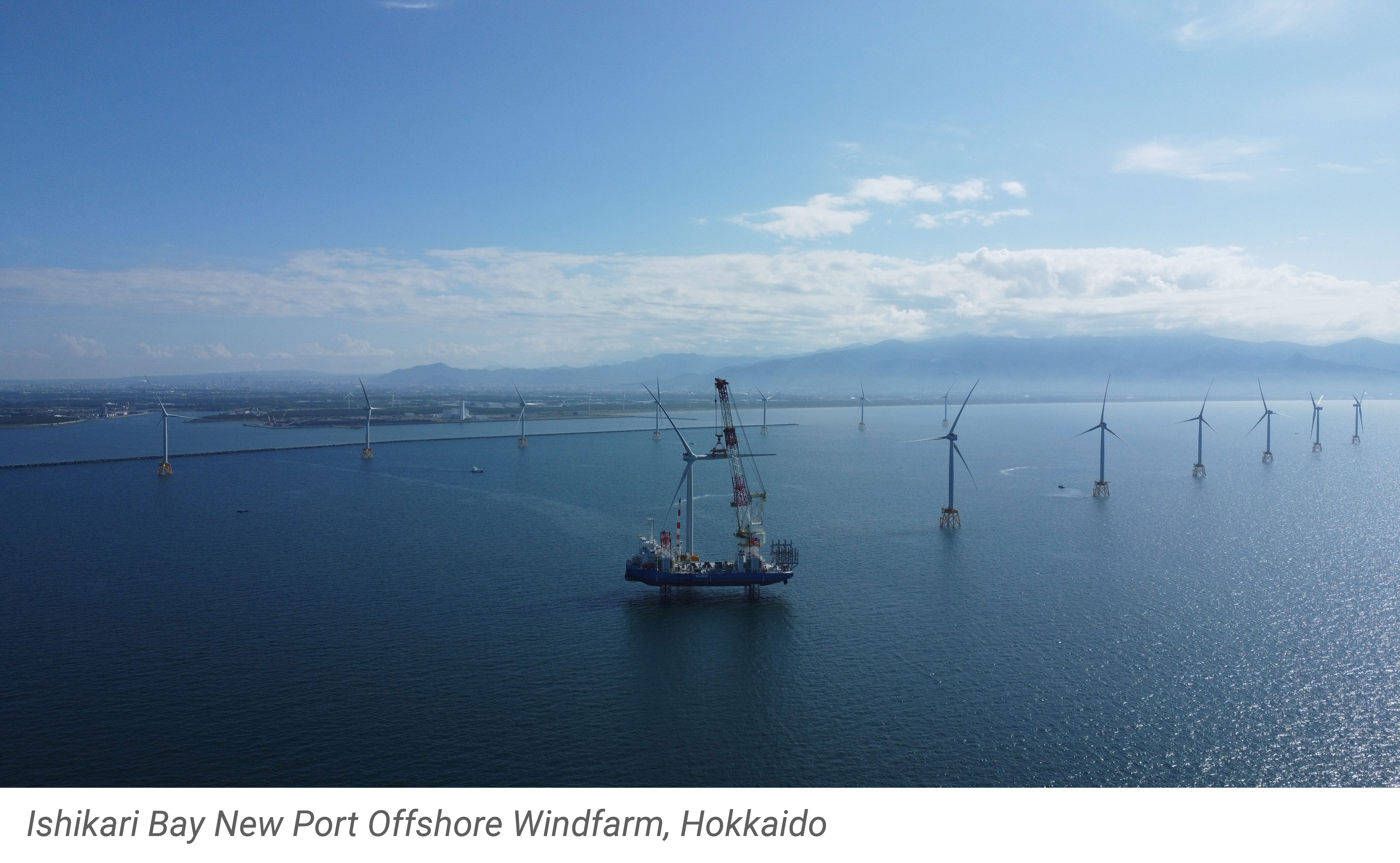 Ishikari Bay New Port Offshore Windfarm, Hokkaido